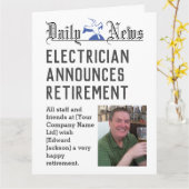 Elektrische Rentenkarte zur Personalisierung Karte (Gelbe Blume)