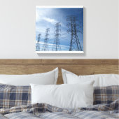 Elektrische Riesen Leinwanddruck (Insitu (Schlafzimmer))