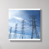 Elektrische Riesen Leinwanddruck (Vorderseite)
