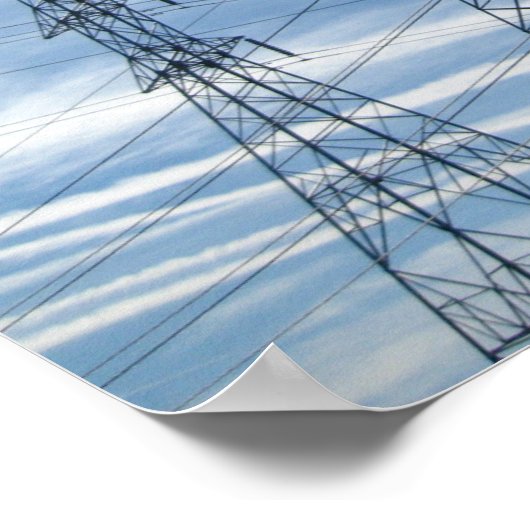 Elektrische Riesen Poster (Ecke)