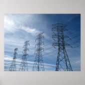 Elektrische Riesen Poster (Vorne)