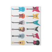 Elektrische Rockgitarre Notizblock (Rotiert)