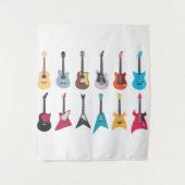 Elektrische Rockgitarre Wandteppich (Vorderseite)