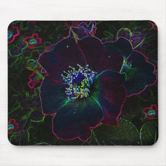 Elektrische Rosen Mousepad (Vorne)