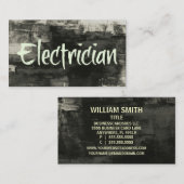 Elektrische Rustikale Visitenkarte (Vorne/Hinten)