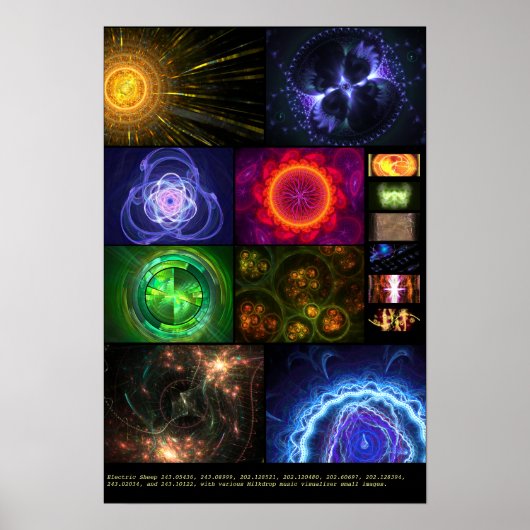 Elektrische Schafe und Milchfallen (Various #11) Poster (Vorne)