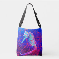 Elektrische Seepferd-Crossbody-Tasche