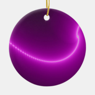 Elektrische Shock-Fraktal-Ornament Keramikornament