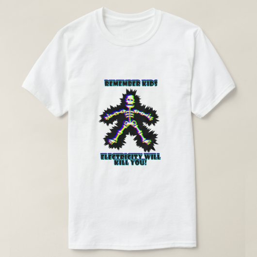 Elektrische Sicherheit T-Shirt (Design vorne)