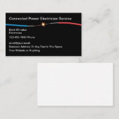 Elektrische Spark Wire Business Cards Visitenkarte (Vorne/Hinten)