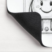 Elektrische Steckdosenumarmung Mousepad (Ecke)