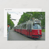 Elektrische Straßenbahn Wien 2014 Postkarte (Vorne/Hinten)