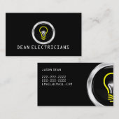 Elektrische Stromkarte Visitenkarte (Vorne/Hinten)