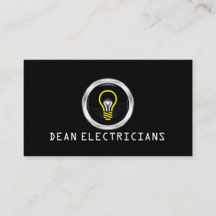 Elektrische Stromkarte Visitenkarte