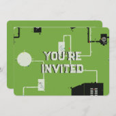 Elektrische Stromkreise Einladung (Vorne/Hinten)