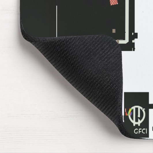 Elektrische Stromkreise Mousepad (Ecke)