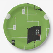 Elektrische Stromkreise Pappteller (Vorderseite)