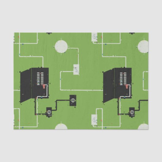 Elektrische Stromkreise Seidenpapier (Vorderseite)