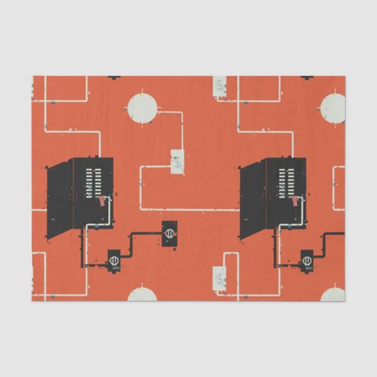 Elektrische Stromkreise Seidenpapier (Vorderseite)