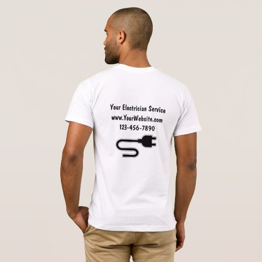 Elektrische T - Shirt (Schwarz voll)