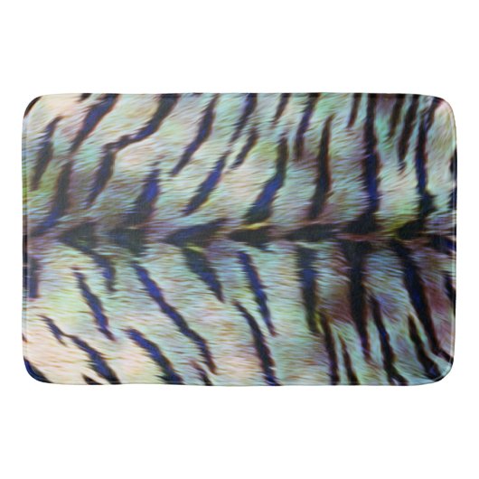 Elektrische Tigerhautdrucke Badematte (Vorderseite)