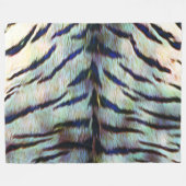 Elektrische Tigerhautdrucke Fleecedecke (Vorderseite (Horizontal))