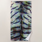 Elektrische Tigerhautdrucke Strandtuch (Vorderseite)