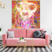 Elektrische Träume Leinwanddruck (Insitu (Wohnzimmer))