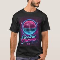 Elektrische Träume Retro Futuristische Kunst Print