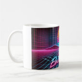 Elektrische Träume Retro Neon Tasse - 80er Inspiri (Links)