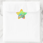 Elektrische Träume Stern-Aufkleber (Tasche)