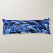 Elektrische Turbulenz - Körper-Kissen Seitenschläferkissen (Rückseite)