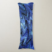 Elektrische Turbulenz - Körper-Kissen Seitenschläferkissen (Vorderseite Vertikal)