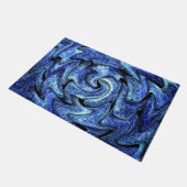 Elektrische Turbulenz - Tür-Matte Fußmatte (Schrägansicht)