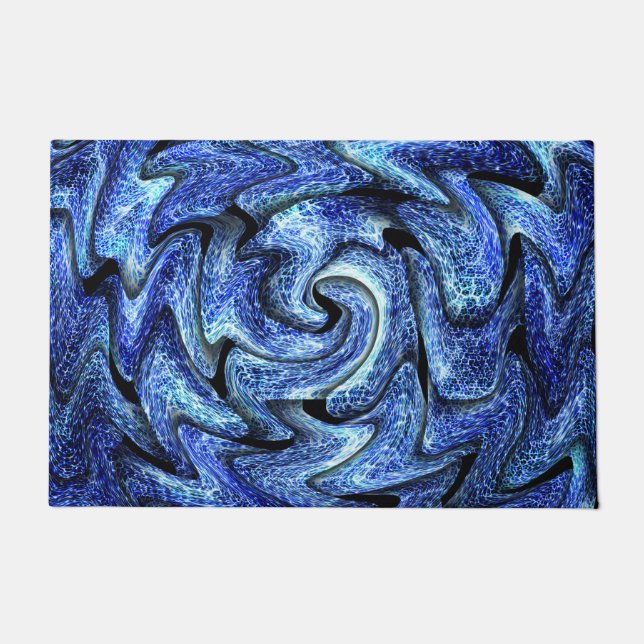 Elektrische Turbulenz - Tür-Matte Fußmatte (Vorderseite)