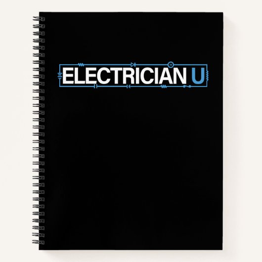 Elektrische U-Black-Notebook Notizblock (Vorderseite)