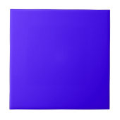 Elektrische Ultramarine Festfarbe | Klassisches El Fliese (Vorderseite)
