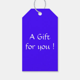 Elektrische Ultramarine-Geschenkanhänger Geschenkanhänger