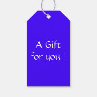 Elektrische Ultramarine-Gift-Tags