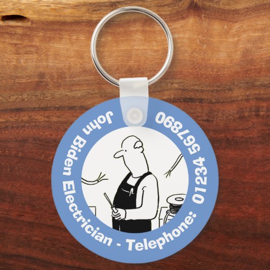 Elektrische und elektrische Reparaturen Schlüsselanhänger (Rückseite)