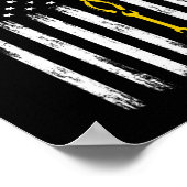 Elektrische US-Flaggenwerkzeuge für Elektriker Poster (Ecke)