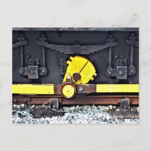 ELEKTRISCHE VINTAGE-ZÜGE POSTKARTE