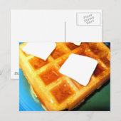 Elektrische Waffeln Postkarte (Vorne/Hinten)