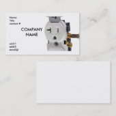 elektrische Wandausgangverdrahtung Visitenkarte (Vorne/Hinten)