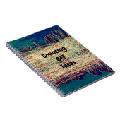 Elektrische Waves abprallen Ideenjournal Notizblock (Rechte Seite)