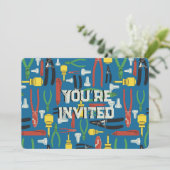 Elektrische Werkzeuge des Handels Einladung (Stehend Vorderseite)