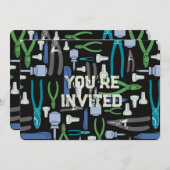 Elektrische Werkzeuge des Handels Einladung (Vorne/Hinten)