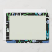 Elektrische Werkzeuge des Handels Einladung (Rückseite)