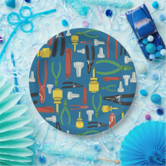 Elektrische Werkzeuge des Handels Pappteller