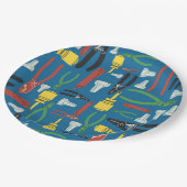 Elektrische Werkzeuge des Handels Pappteller (Schrägansicht)